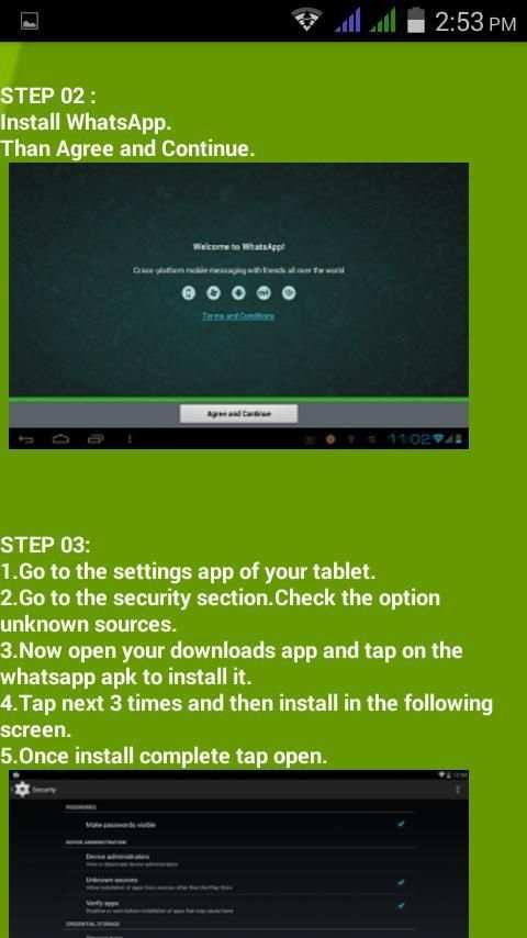 Install Whatsap on MOB and TAB screenshot 9