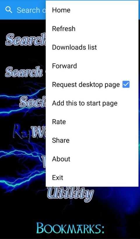 Rapid Browser 4G screenshot 3