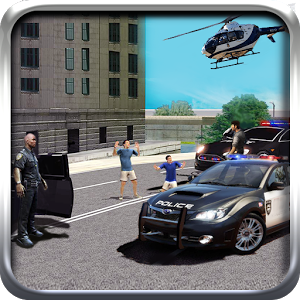 Criminals In Police Car أيقونة