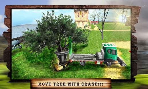 Farm Truck Tree Mover Sim 2015 screenshot 6