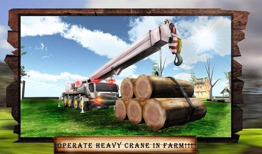 Farm Truck Tree Mover Sim 2015 screenshot 10