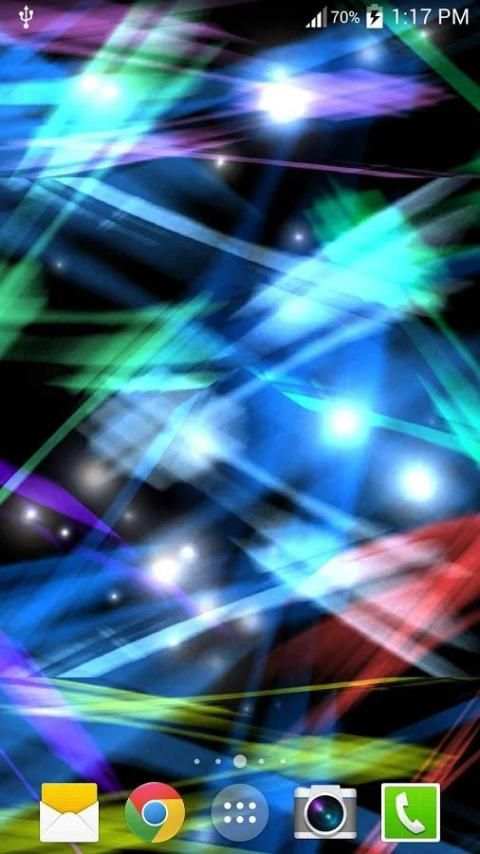 3D Laser Beam Live Wallpaper screenshot 4