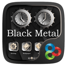 Black Metal GO Launcher Theme icon