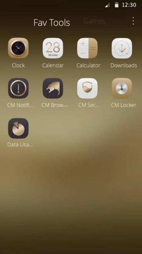 Gold Love Theme screenshot 1