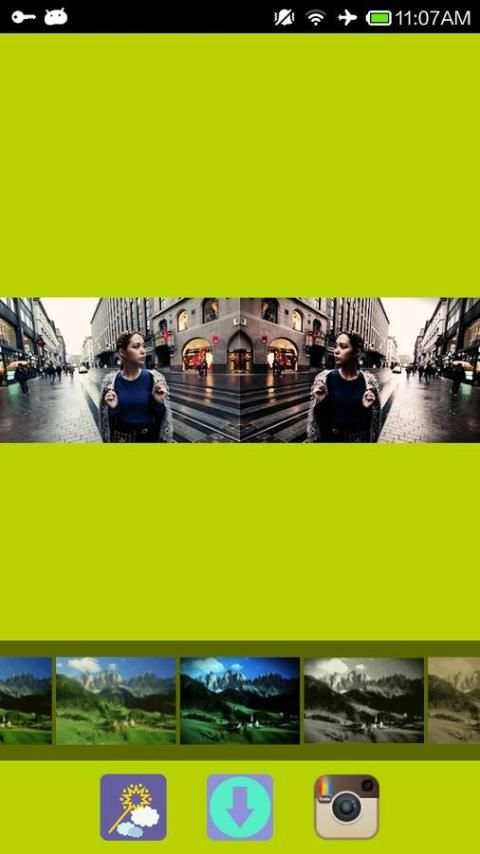 Cermin efek pembuat foto screenshot 2