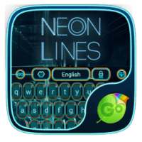 Neon Lines GO Keyboard Theme on 9Apps
