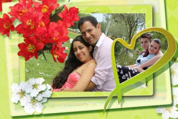 Love Dual Photo Montage 3 تصوير الشاشة