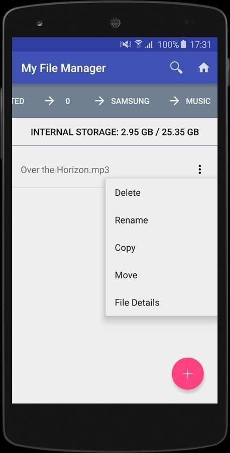 My Files screenshot 2