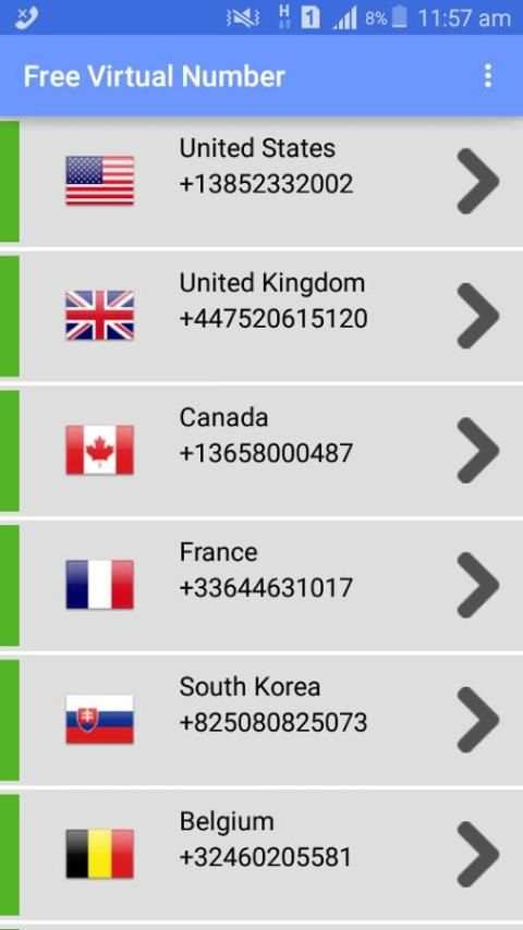 Free Virtual Mobile Number 3 تصوير الشاشة