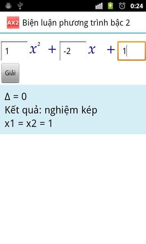 Quadratic Equation AX2 screenshot 4