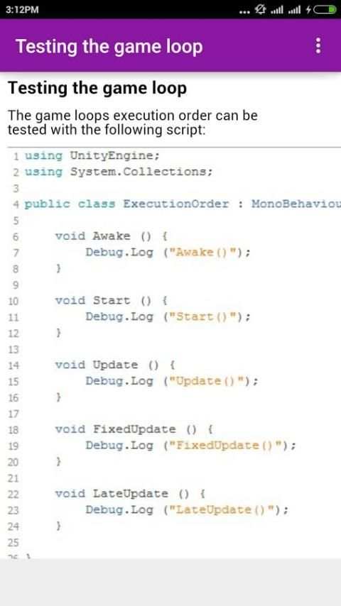 Learn Unity скриншот 3