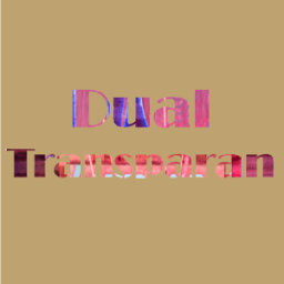 Tema Terbaru Dual Transparan иконка