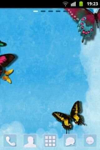 GO Launcher EX Butterfly 4 تصوير الشاشة
