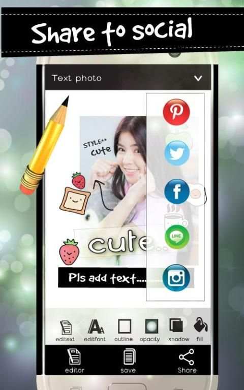 TextEditor Photo Collage Maker скриншот 1
