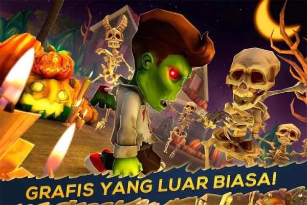Halloween 3D Zombie Tengkorak screenshot 8