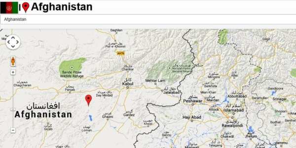 Afghanistan map screenshot 2