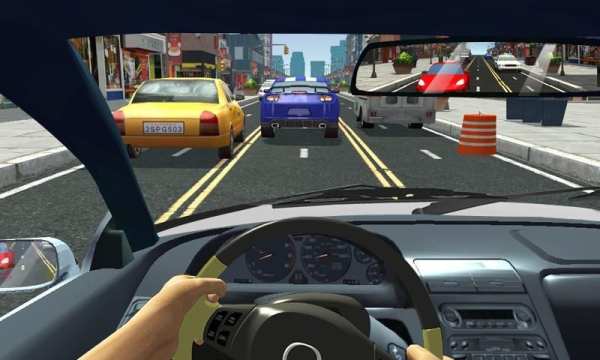 Racing in Car screenshot 1