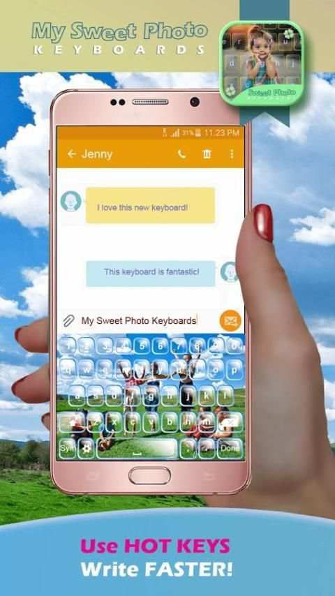 Saya Manis Foto Keyboard screenshot 1