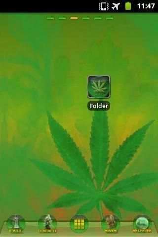 Ganja Theme GO Launcher EX screenshot 1