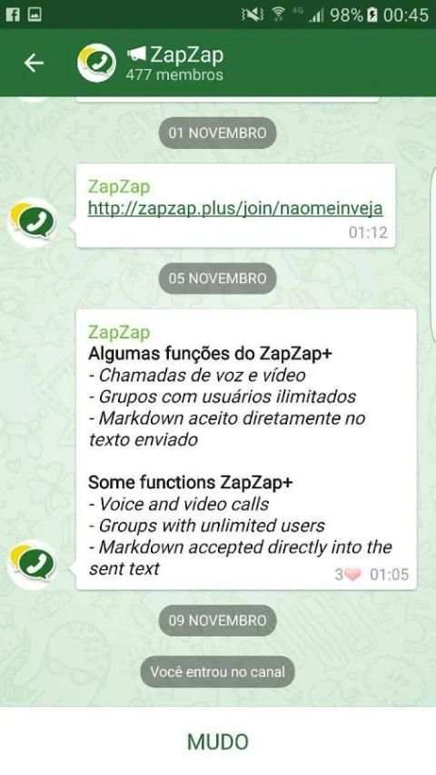 ZapZap+ Beta скриншот 6