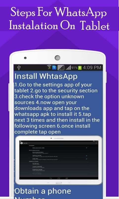 Guide WhatsApp for Tablet 6 تصوير الشاشة