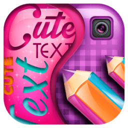 Cute Text on Pictures App icon