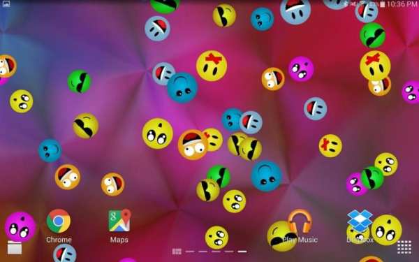 Fun Smileys Live Wallpaper screenshot 1