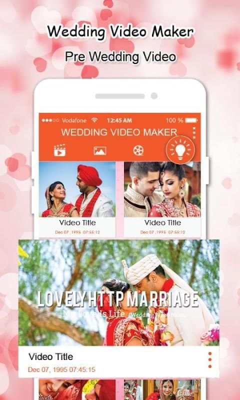Wedding Video Maker स्क्रीनशॉट 2