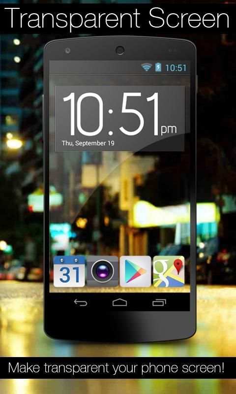 Transparent Launcher Pro скриншот 2