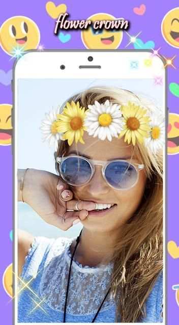 Collage Filters Flower Crown 7 تصوير الشاشة