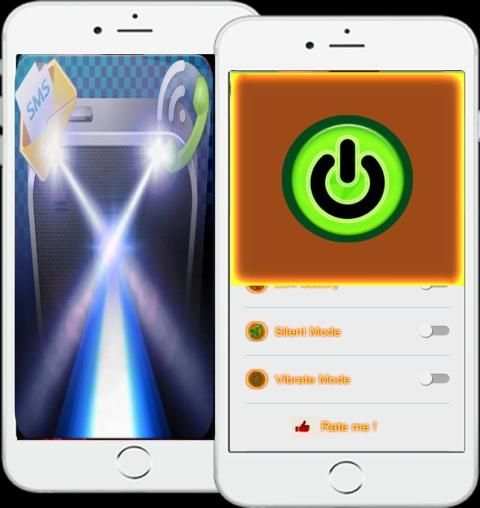Flashlight - SMS & Call Flash 1 تصوير الشاشة