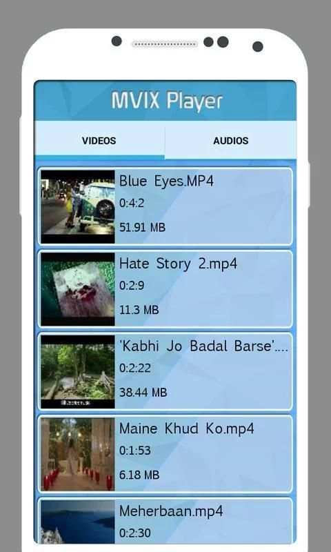 HD Video Player : MVIX 6 تصوير الشاشة