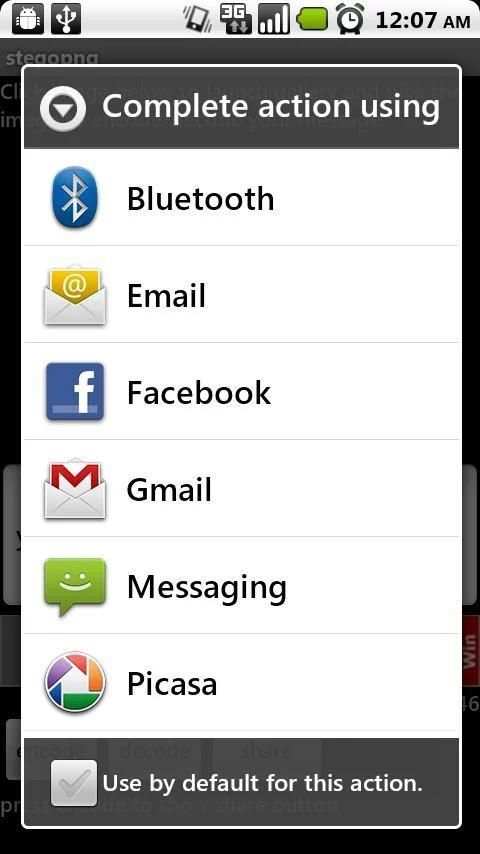 Hide message (Stegopng) - beta скриншот 2