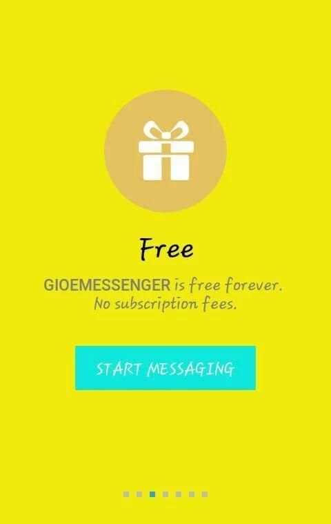 GIOE MESSENGER скриншот 1