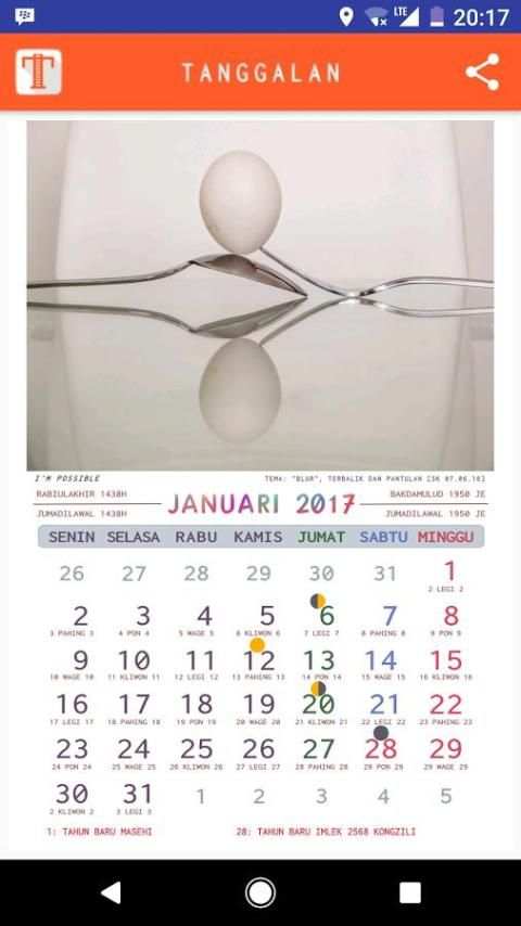 Tanggalan screenshot 3