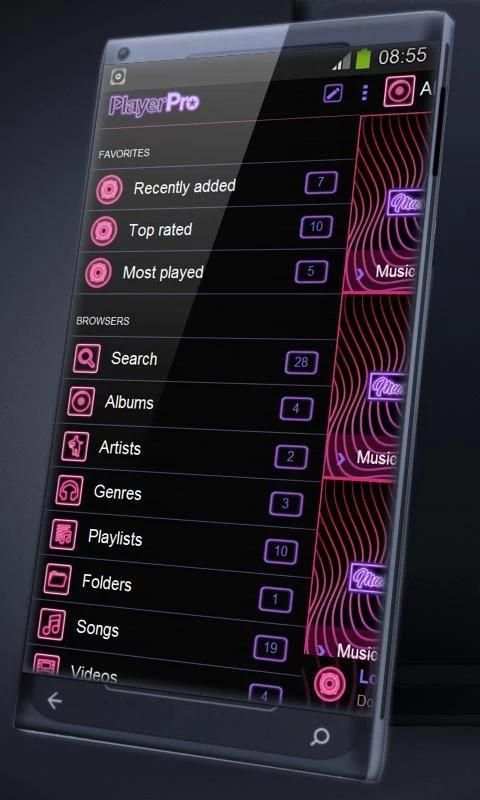 موجات الموسيقى PlayerPro 3 تصوير الشاشة