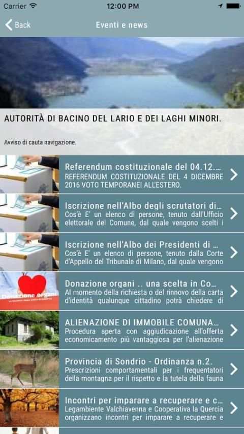 Comune di Novate Mezzola 6 تصوير الشاشة