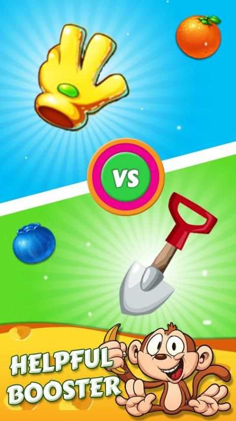 Monkey Trip - Fruit Crush screenshot 2