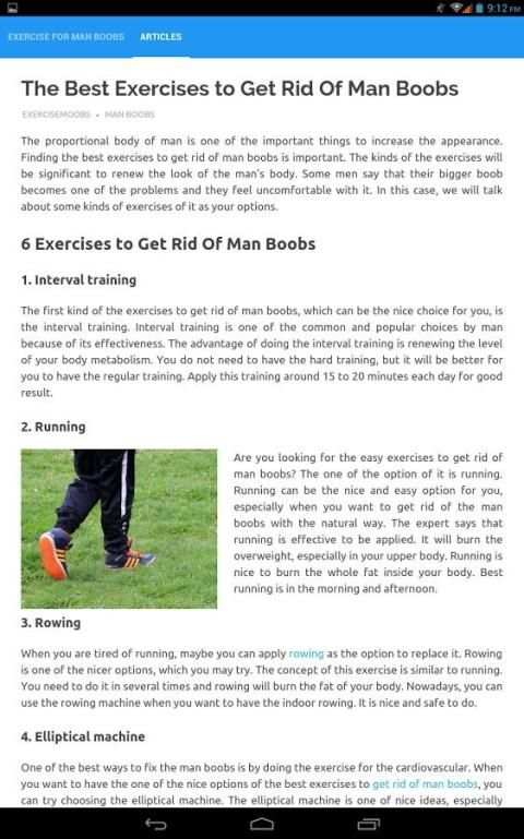 Exercise for Man Boobs स्क्रीनशॉट 2