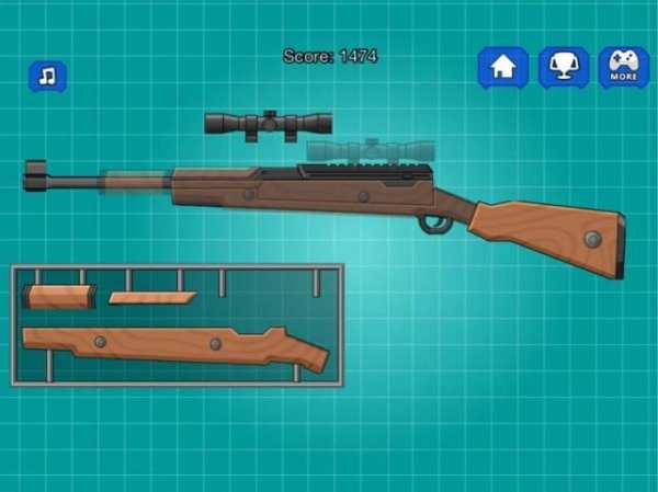 Assemble Toy Gun Sniper Rifle screenshot 5
