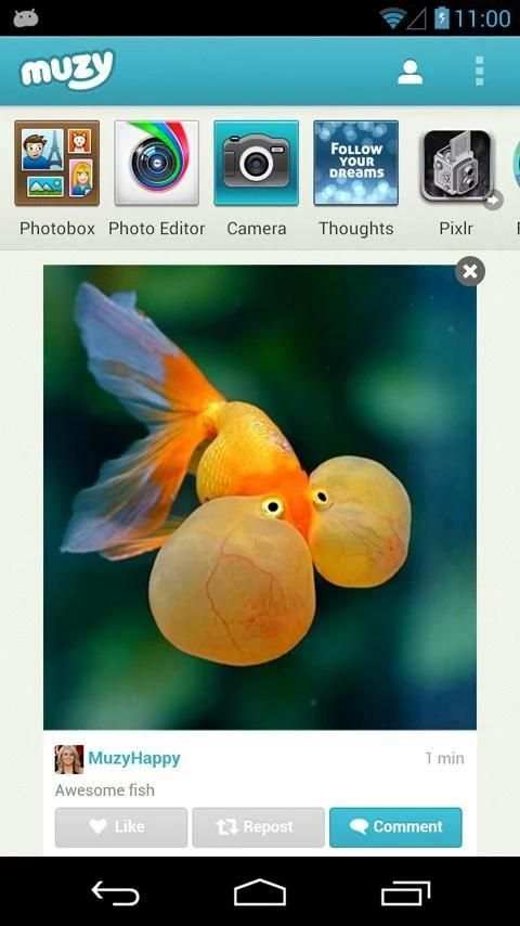 Muzy - Share photos & collages screenshot 5