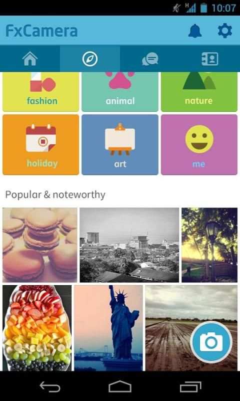 FxCamera - a free camera app скриншот 4