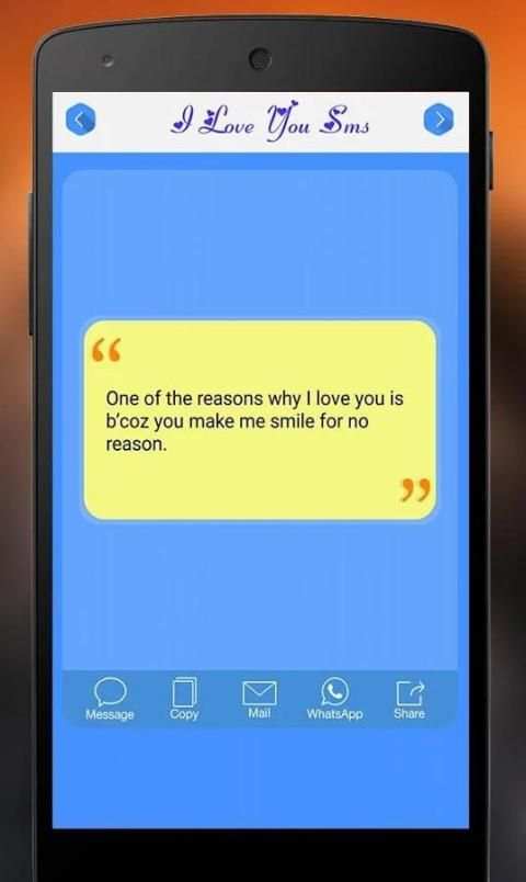 Love Sms and Love Messsage скриншот 1