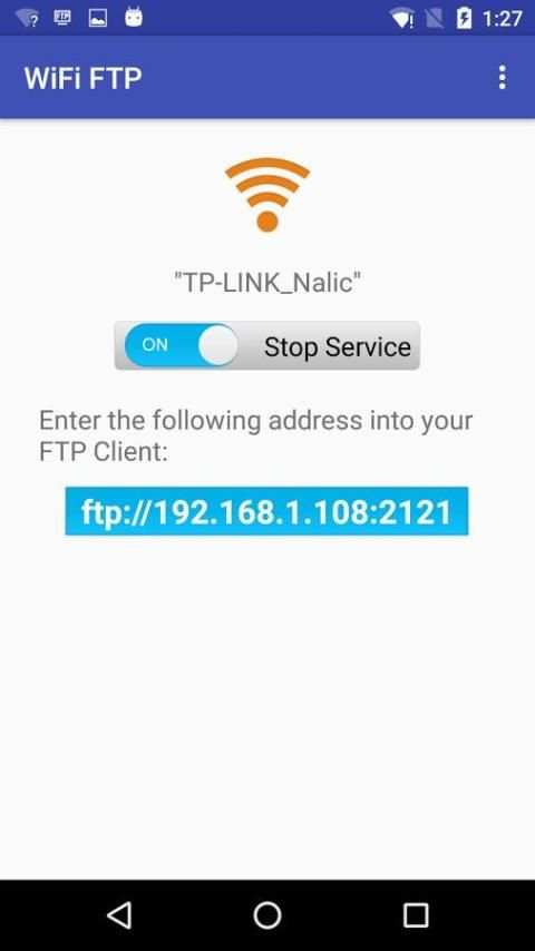 WiFi FTP (WiFi File Transfer) screenshot 4
