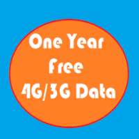 One Year Free 4G3G Data