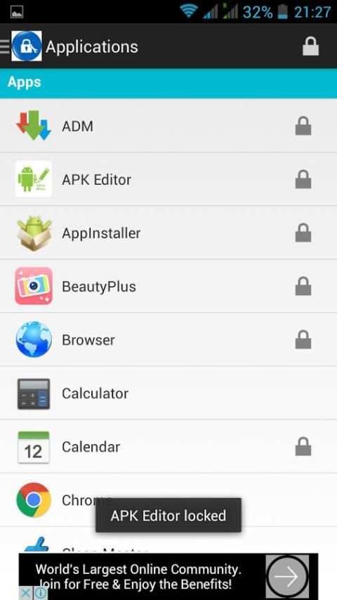 Apps Locker Pro скриншот 1