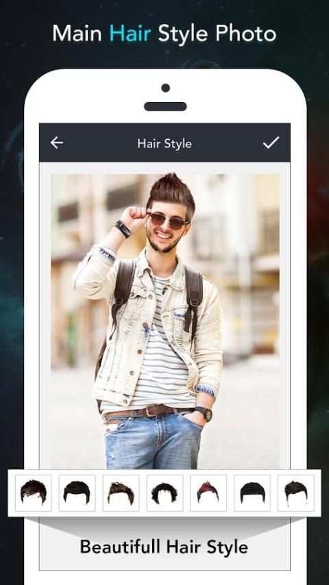 Man HairStyle Photo Editor 5 تصوير الشاشة