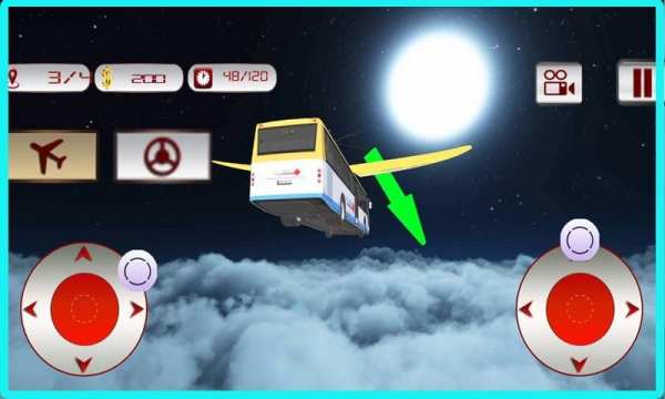 Flying School Bus Simulator screenshot 5