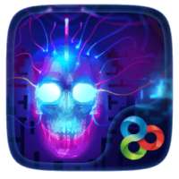 Neon Skull GO Launcher on 9Apps
