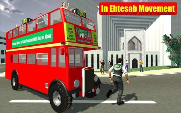 PK Imran Khan Ehtesab Bus Sim screenshot 10
